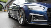 Audi S5 A5 (with s-line bumper, does not base model) B9 2017-2019 with Aftermarket Parts - Upper Valences Pre-preg Carbon Fiber from Karbel Carbon